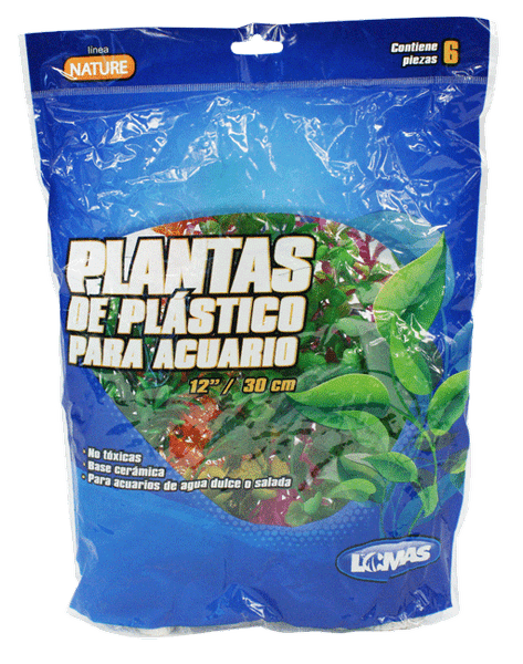 Plantas P/ Acuario 12" (30cm) 6pz