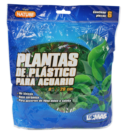 Plantas P/ Acuario 8" (20cm) 6pz
