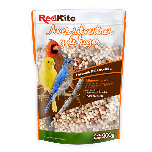 Redkite Mezcla P/ Aves Silvestres 900grs.