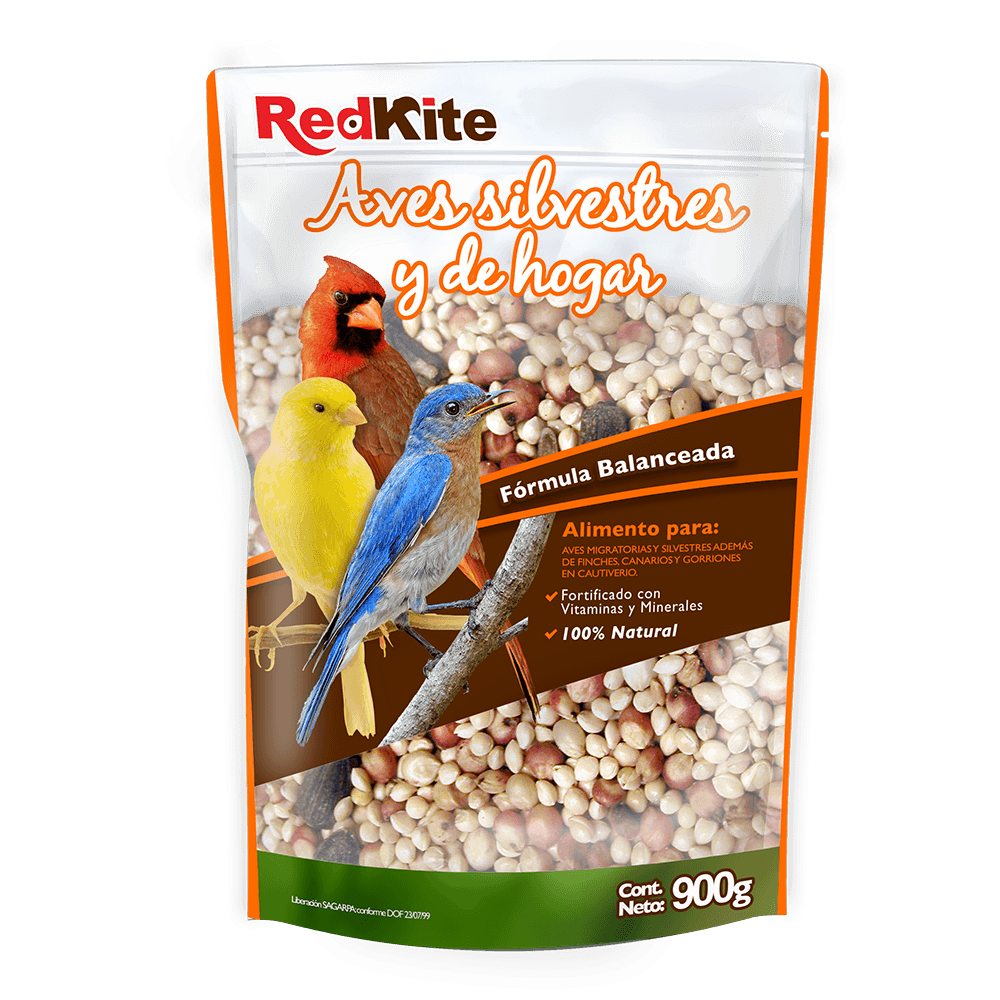Redkite Mezcla P/ Aves Silvestres 900grs.
