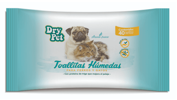 Toallitas Limpiadoras P/perro y Gato 40pzas