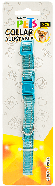 Collar Nylon Bandas Reflejantes Extra Chico