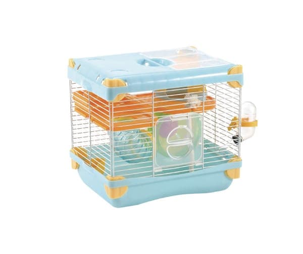 Jaula Plastica P/hamster Sunny Azul 27.7 X 20.5 X 25 Cms
