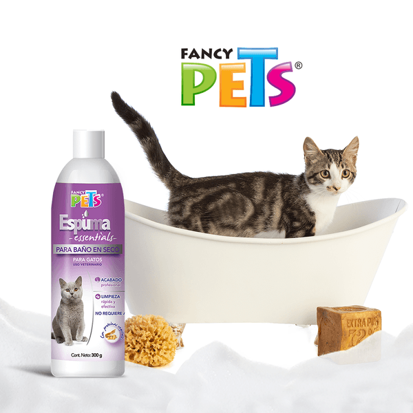 Espuma P/baño En Seco Gatos 300gr