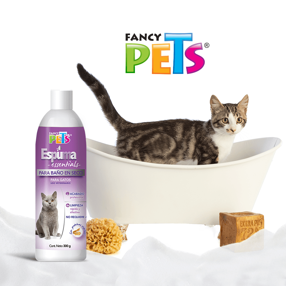 Espuma P/baño En Seco Gatos 300gr