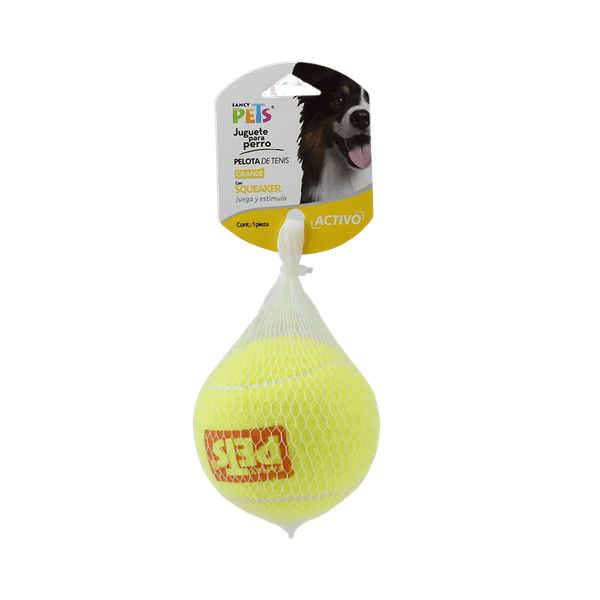 Pelota de Tenis C/squeaker Gde. 1pza