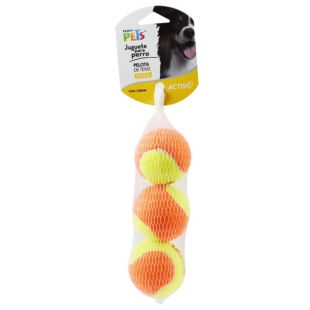 Pelotas de Tenis Bicolor Ch. 3pza