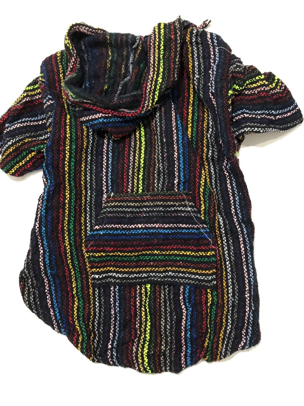 Sueter Tipo Poncho C/gorro (jerga) #7