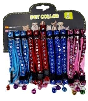 Collar Naylon C/lentejuelas