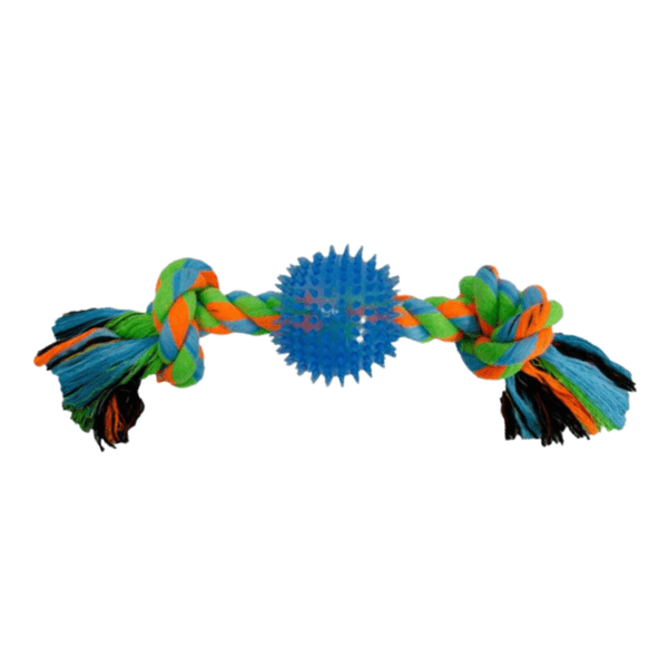 Juguete Rompy Chums Hueso Hilo C/pelota Picos 8"