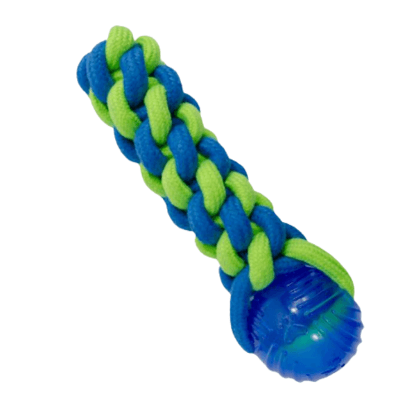 Juguete Ropy Chums Hilo Trenzado Azul C/pelota 8"