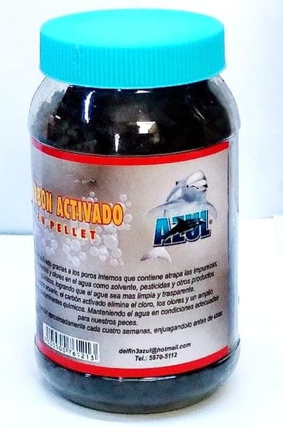 Carbon Pelletizado Mediano Azul