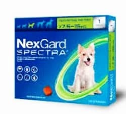 Nexgard Spectra 7.6 - 15Kg (med)