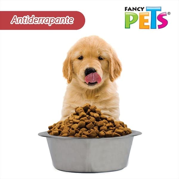 Plato de Acero Inoxidable C/base Antiderrapante 64oz (1.8Kg)