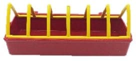 Comedero Rejilla Plastico Rojo 33cm Rojo / Cr33