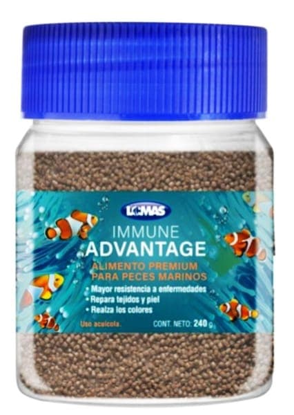 Alimento para Peces Marinos con Ajo 240grs