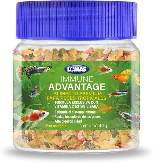 Hojuelas Inmune Advantage para Peces Tropicales 70grs
