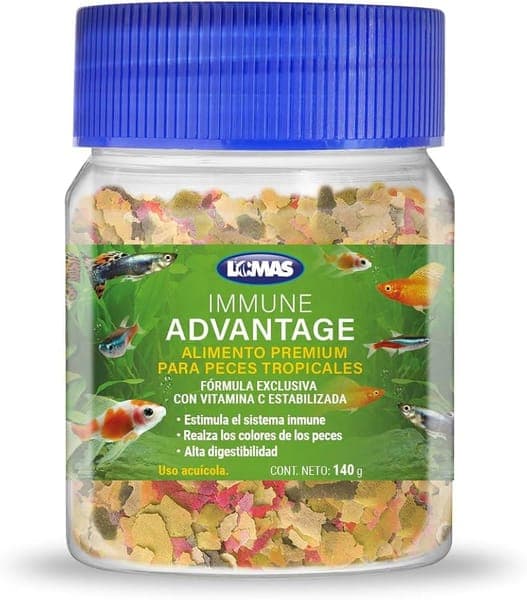 Hojuelas Inmune Advantage para Peces Tropicales 14grs