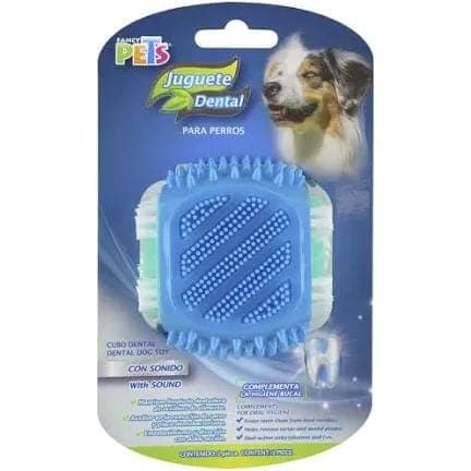 Juguete Cubo Dental con Cerdas P/perro