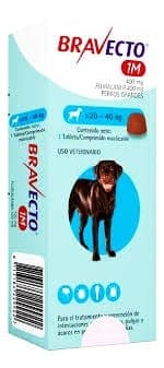 Bravecto Gd ( 20-40Kgs) 1 Mes