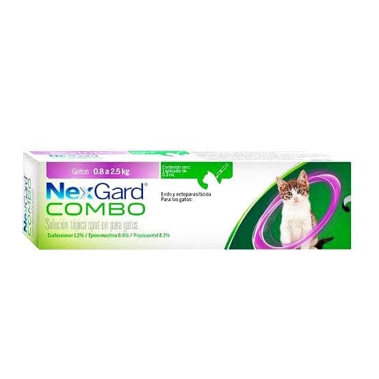 Nexgard Combo Cat .8 - 2.5Kg Ch