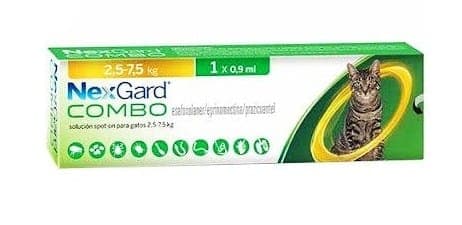 Nexgard Combo Cat 2.5 - 7.5Kg Gde