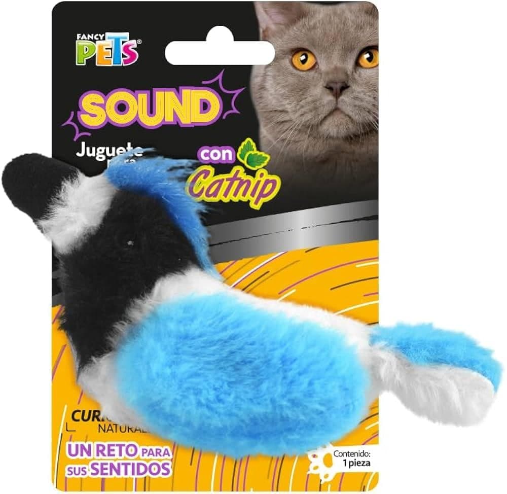 Juguete Chara Azul Sound C/catnip