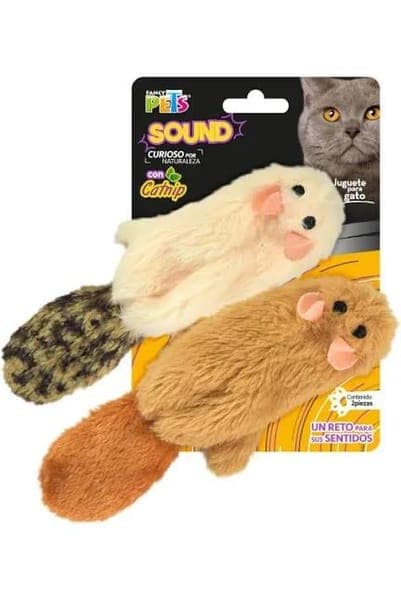 Juguete 2 Pack Skin Sound C/catnip