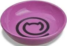 Plato P/gato Antiderrapante Morado