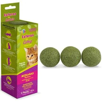 Esferas de Catnip Med 3pzas