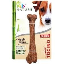 Juguete Hueso Gde de Bambu Sabor Tocino Nature