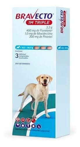 Bravecto Triple Xl-400mg 1 Mes Interno y Externo