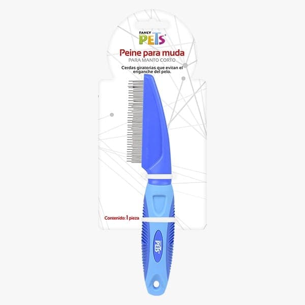 Peine de Metal P/muda P/manato Corto