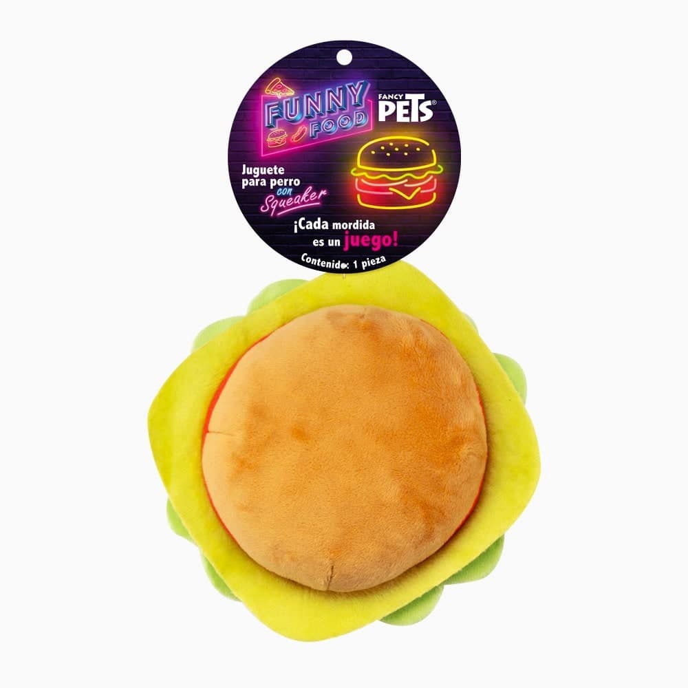 Juguete Hamburguesa C/squeaker Funny Food
