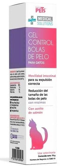 Ms Gel Control Bolas de Pelo P/gato 70gr