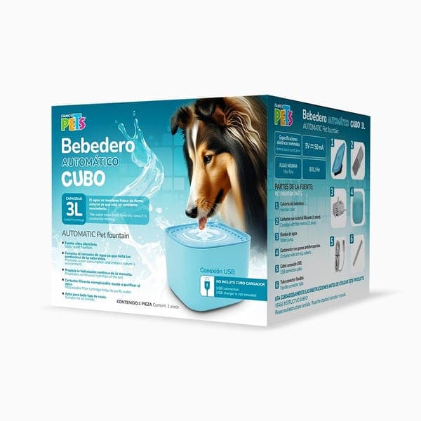 Bebedero Fuente de Agua Aqua 3L