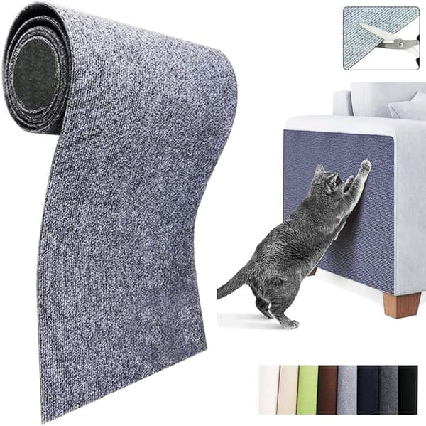 Tapiz Rascador Adherible Gris Oxford
