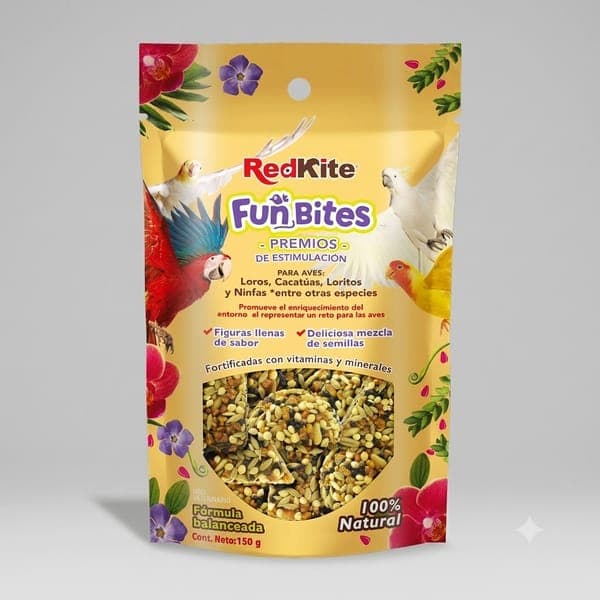 Funbites P/cacatuas , Loros , Loritos y Ninfas