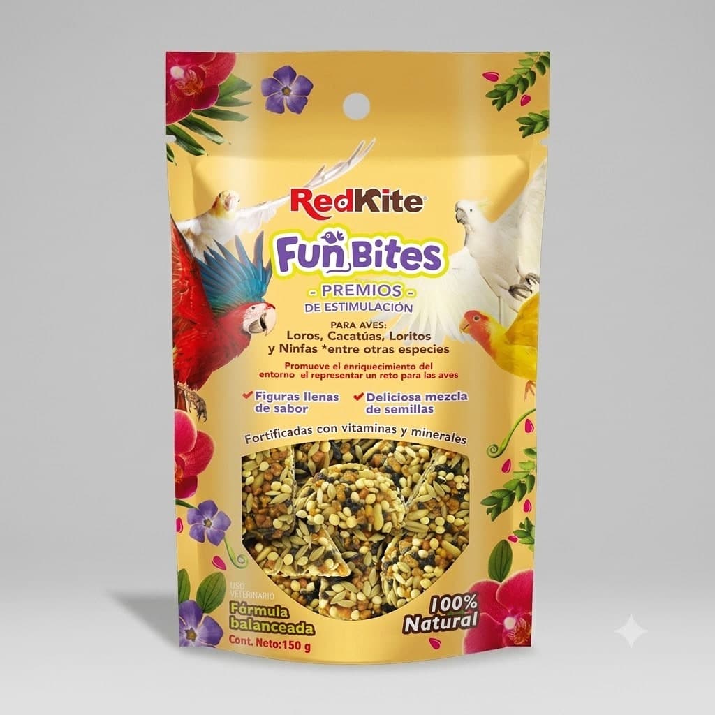 Funbites P/cacatuas , Loros , Loritos y Ninfas