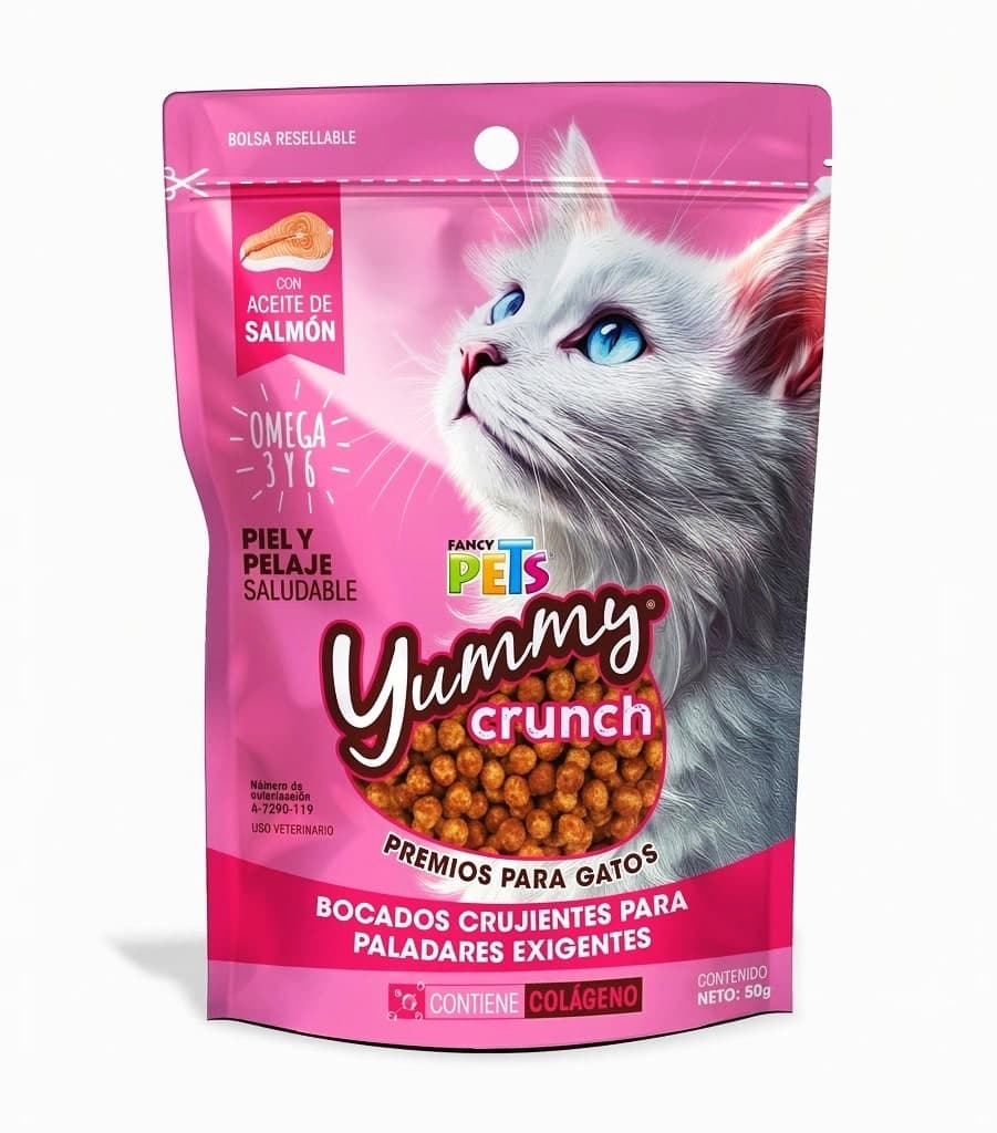 Yummy Crunchy Premios P/gato 50gr