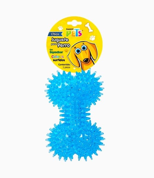 Juguete Hueso Glitter C/squeker Ch Colores Surtidos