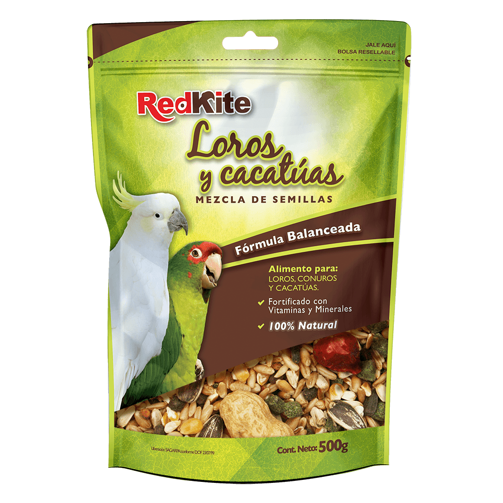 Alimento Loritos y Cacatuas 500grs