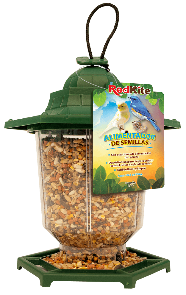 Alimentador Semillas para Aves 360grs