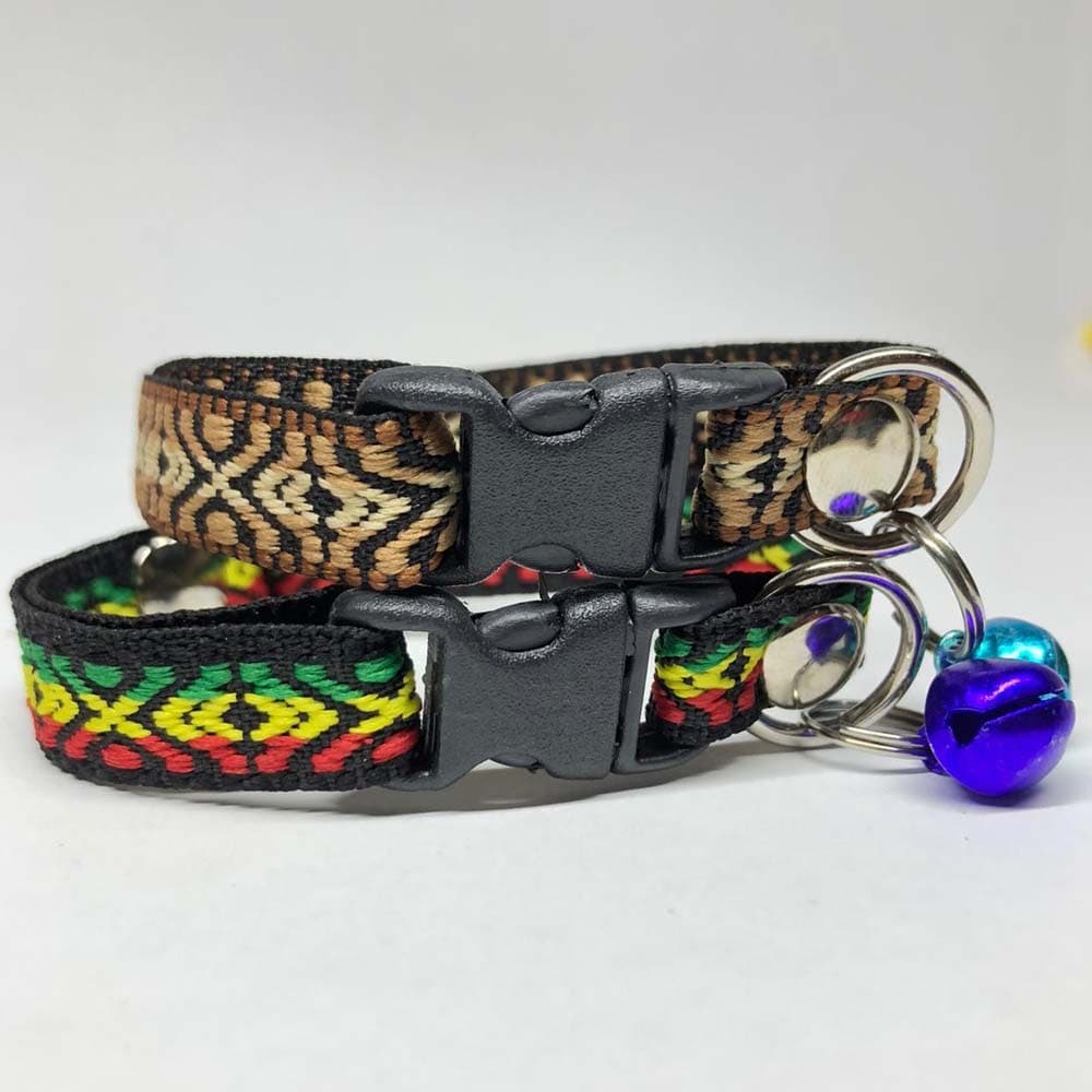 Collar Cinta Hippie con Cascabel Blister 1pza