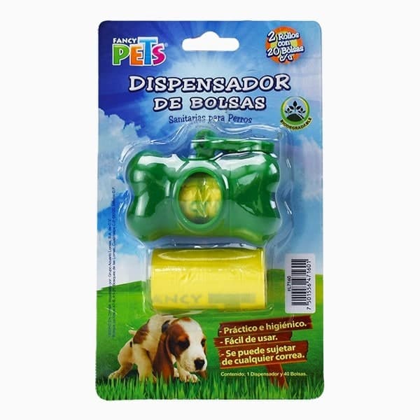 Dispensador con Bolsas para Heces -40pzs