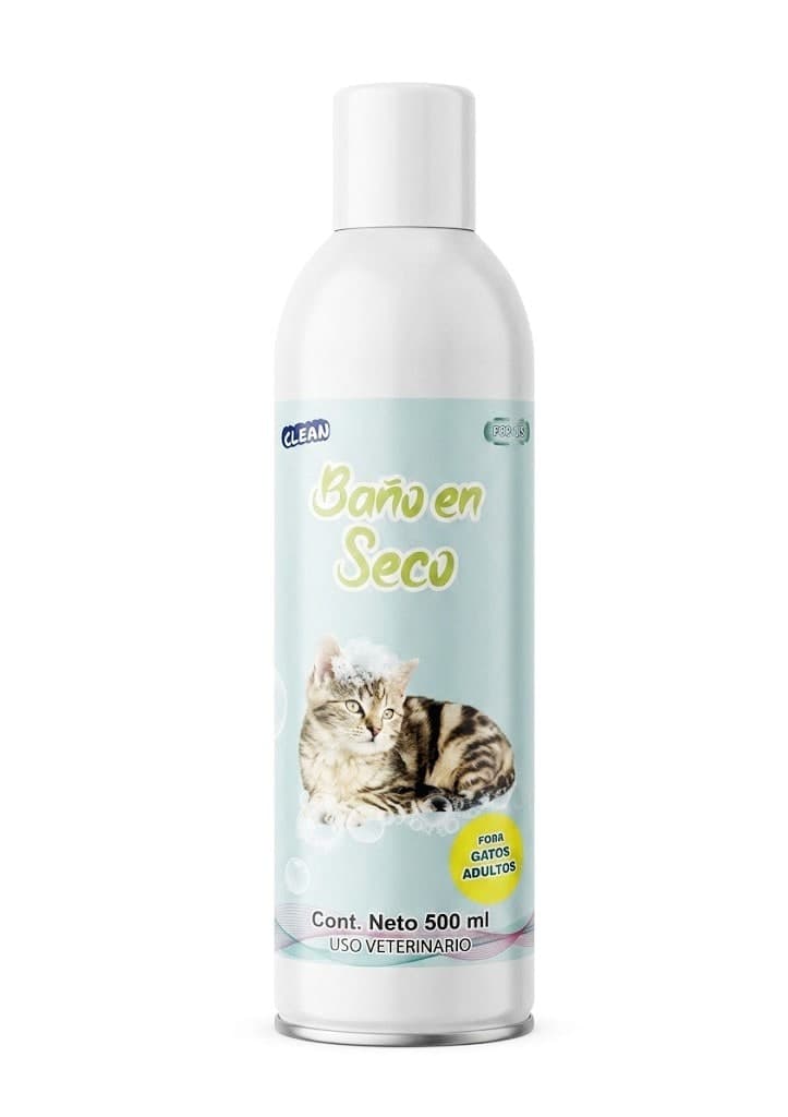 Espuma Bano En Seco P/gato Adulto 500ml