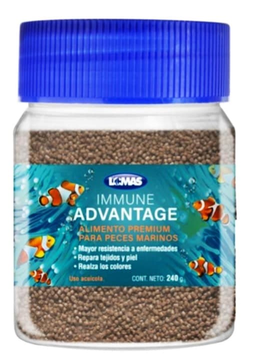 Alimento para Peces Marinos con Ajo 240grs