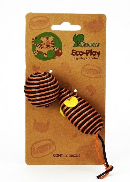 Juguete Bola y Raton Ecoplay - 2pza