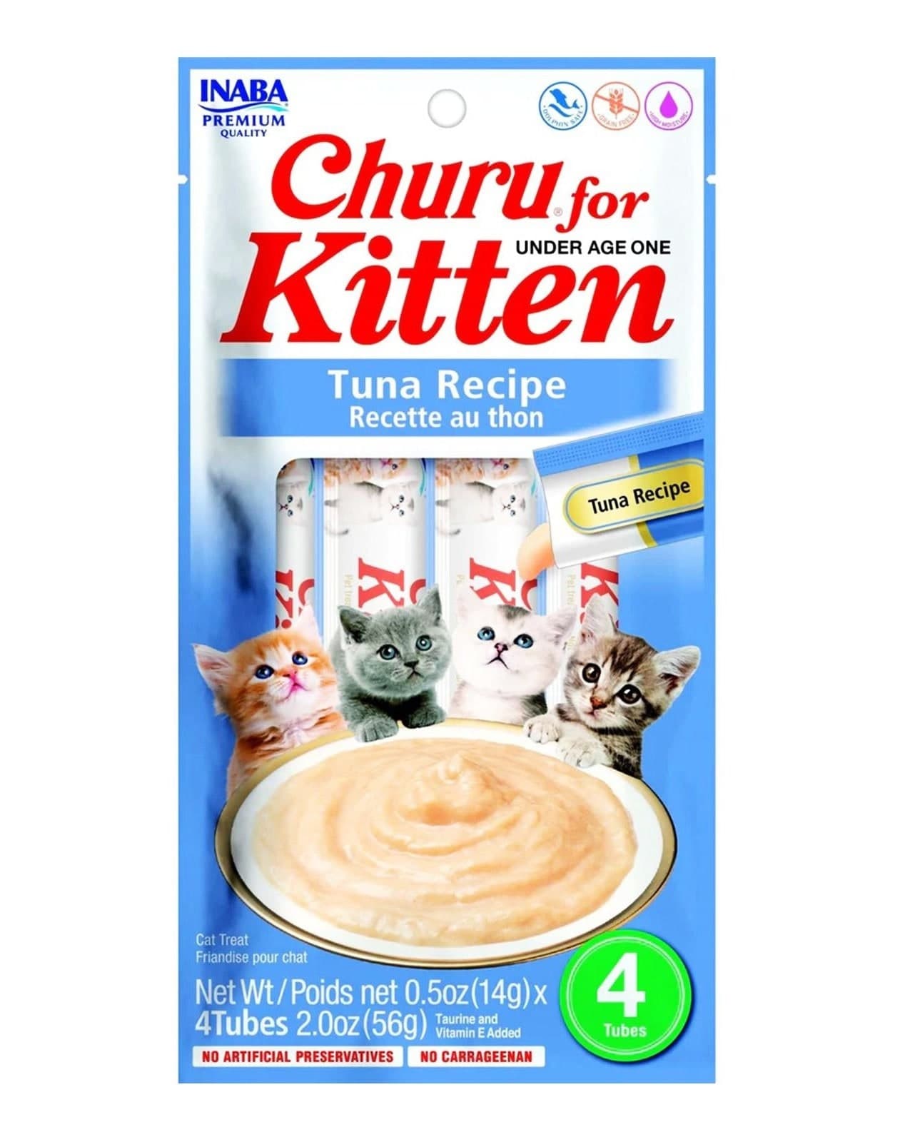 Churu Pops Kitten (menos de Un Año) 4 Tubos