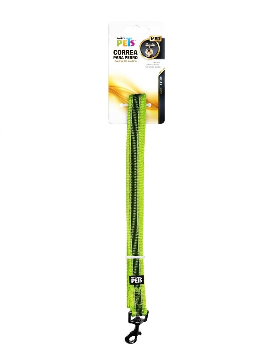 Correa Med C/utra Grip y Bandas Reflejantes Verde